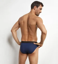 Lot de 3 slips homme en coton Noir Bleu Ultra doux