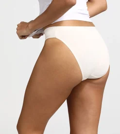 Lot de 3 slips peau/rose/nacre Les Pockets Coton