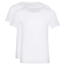 Lot de 2 t-shirts homme en coton Blanc à col rond EcoDim