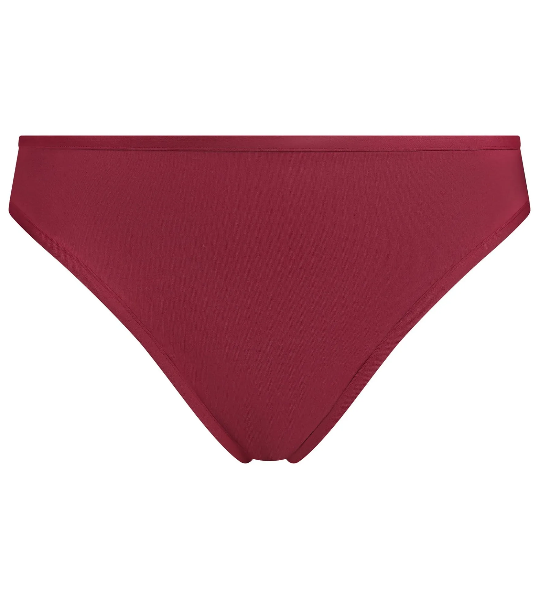 Maillot de bain menstruel slip Rouge flux léger à moyen Dim Protect