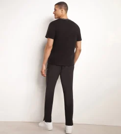 Pantalon de sport chino pour homme en jersey stretch Noir Dim Move