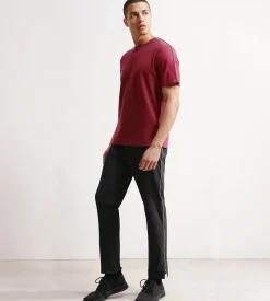 Pantalon de sport chino pour homme en jersey stretch Noir Dim Move