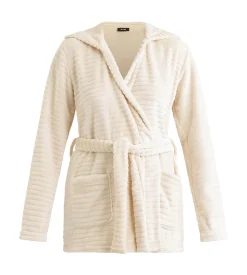 Peignoir femme Ivoire Dim Warm