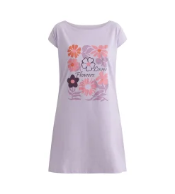 Pyjama nuisette femme Lilas à fleurs Don’t Disturb