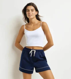 Short de pyjama femme Bleu Minuit Don’t Disturb