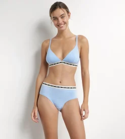Shorty femme en coton modal Bleu Azur Dim Icons Essentiel