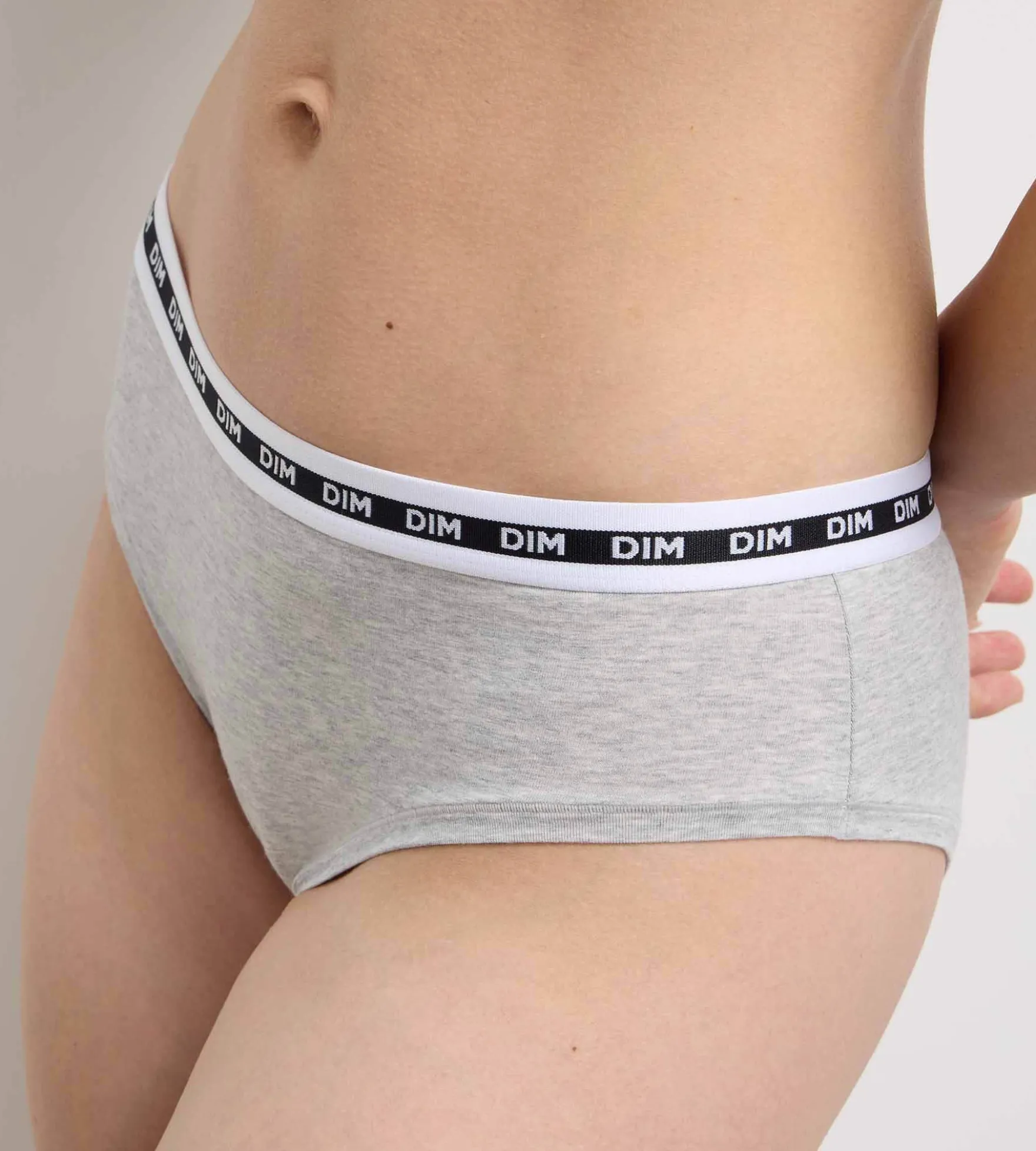 Shorty femme Gris Chiné Dim Icons