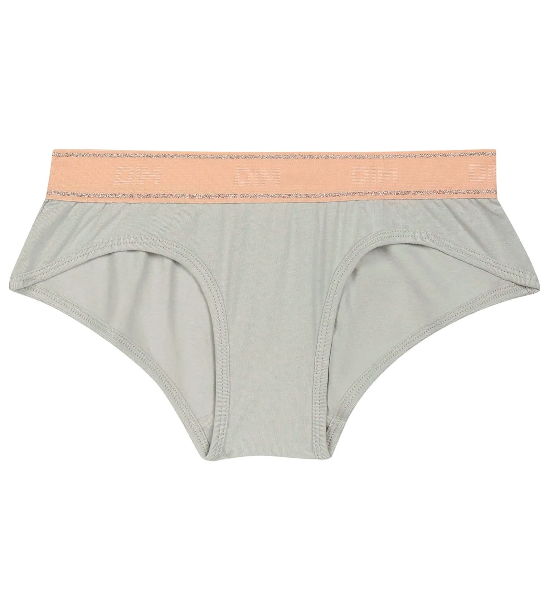 Shorty fille Gris et Rose Dim Sport