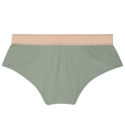 Shorty fille Vert Sauge et Rose Dim Sport