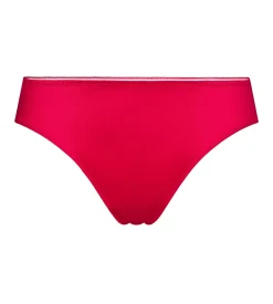 Slip femme en microfibre satinée Rouge Dim Chéri