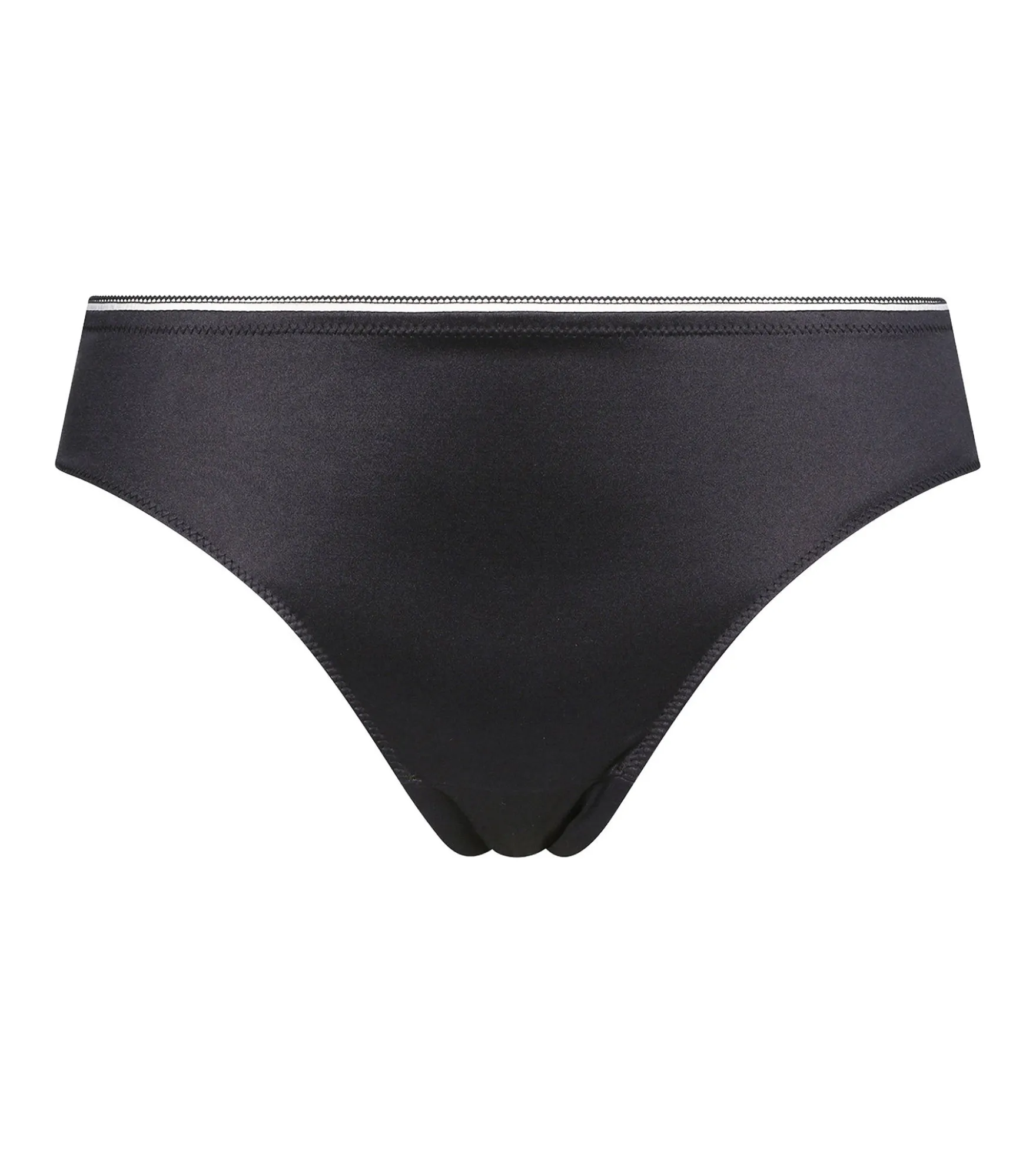 Slip femme en microfibre satinée Gris Granit Dim Chéri