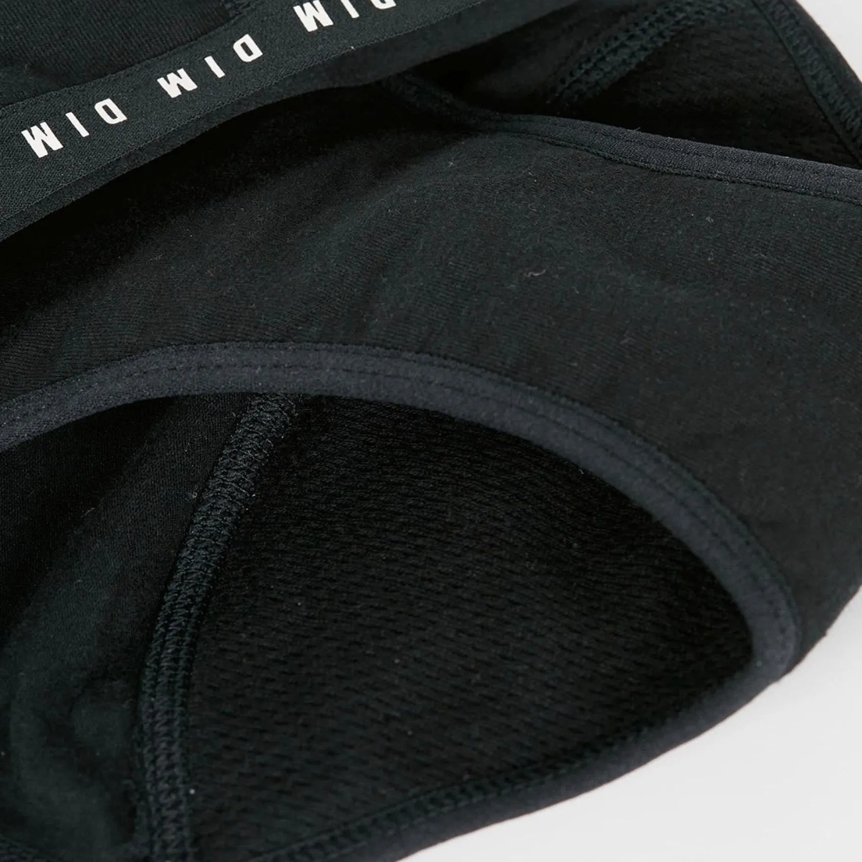 Slip menstruel fille coton bio Noir Flux très abondant Dim My Protect