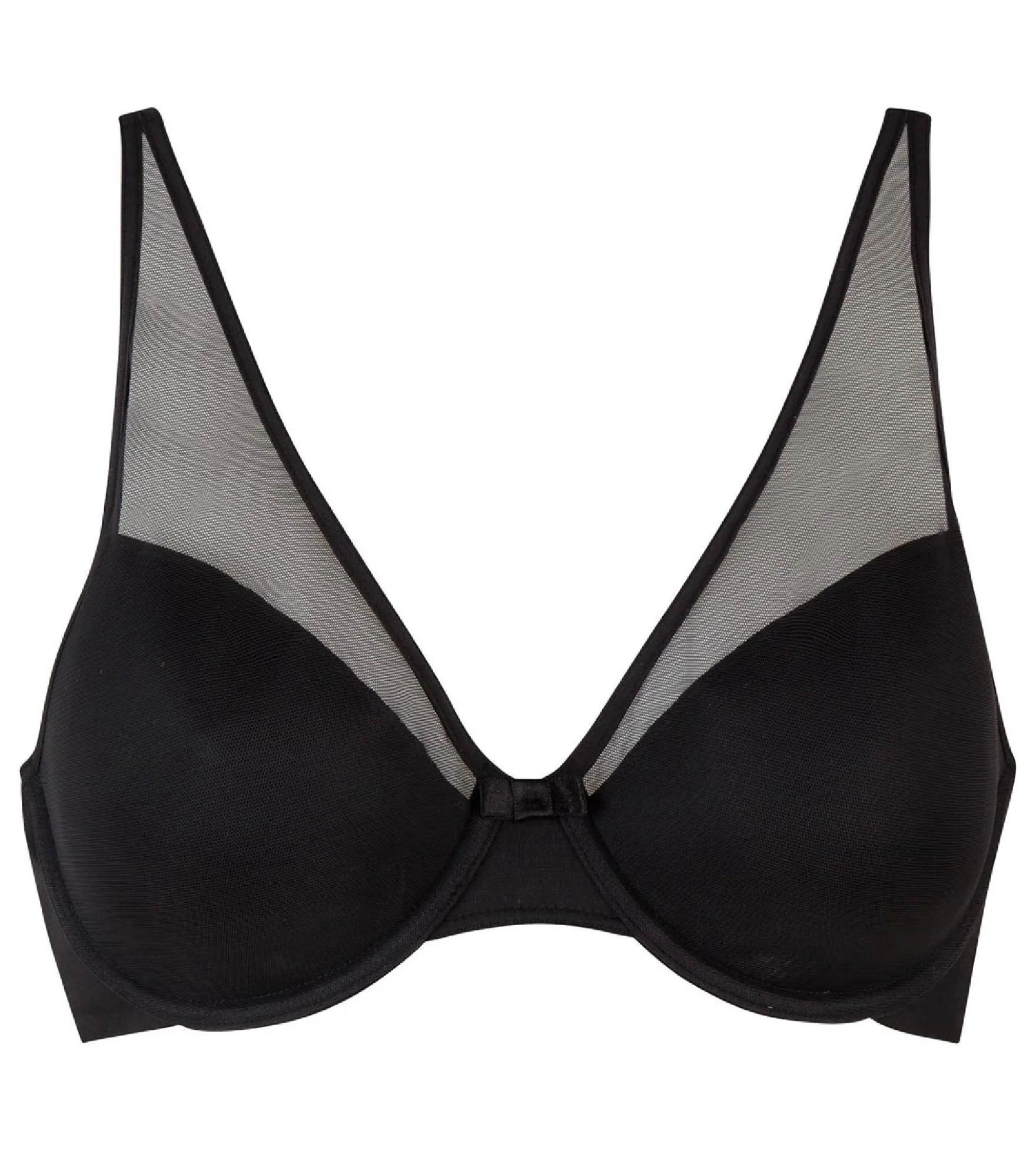 Soutien-gorge ampliforme invisible noir Generous Limited Edition Dim