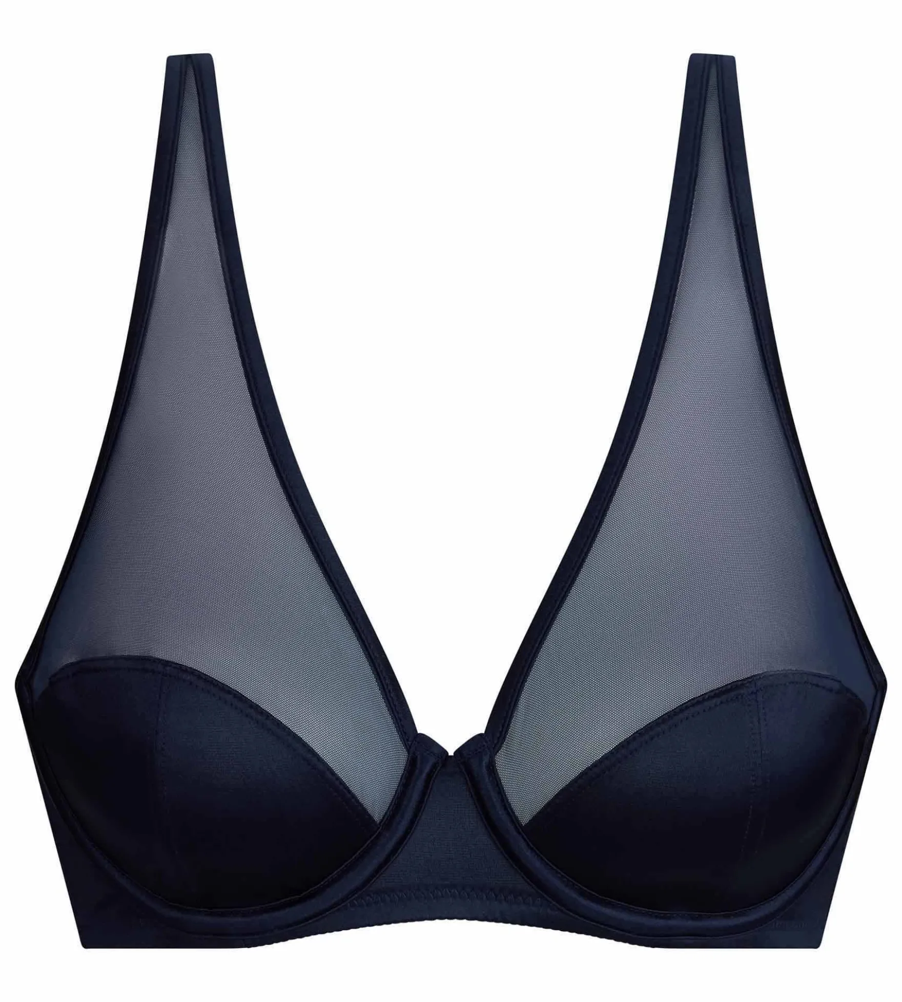 Soutien-gorge à armatures bleu foncé Dim x Ines de la Fressange