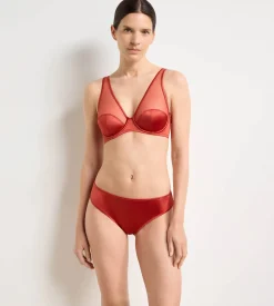 Soutien-gorge à armatures cannelle épicée Dim x Ines de la Fressange