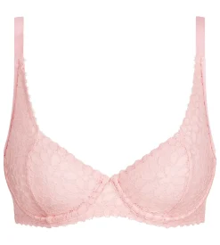 Soutien-gorge à armatures emboîtant rose pétale Daily Dentelle