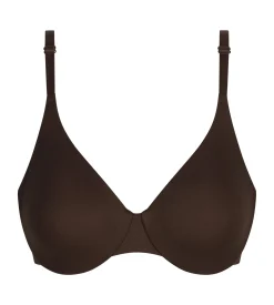 Soutien-gorge à armatures en microfibre Marron Dim Invisible