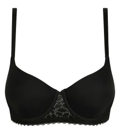 Soutien-gorge corbeille à armature en microfibre Noir Daily Dentelle