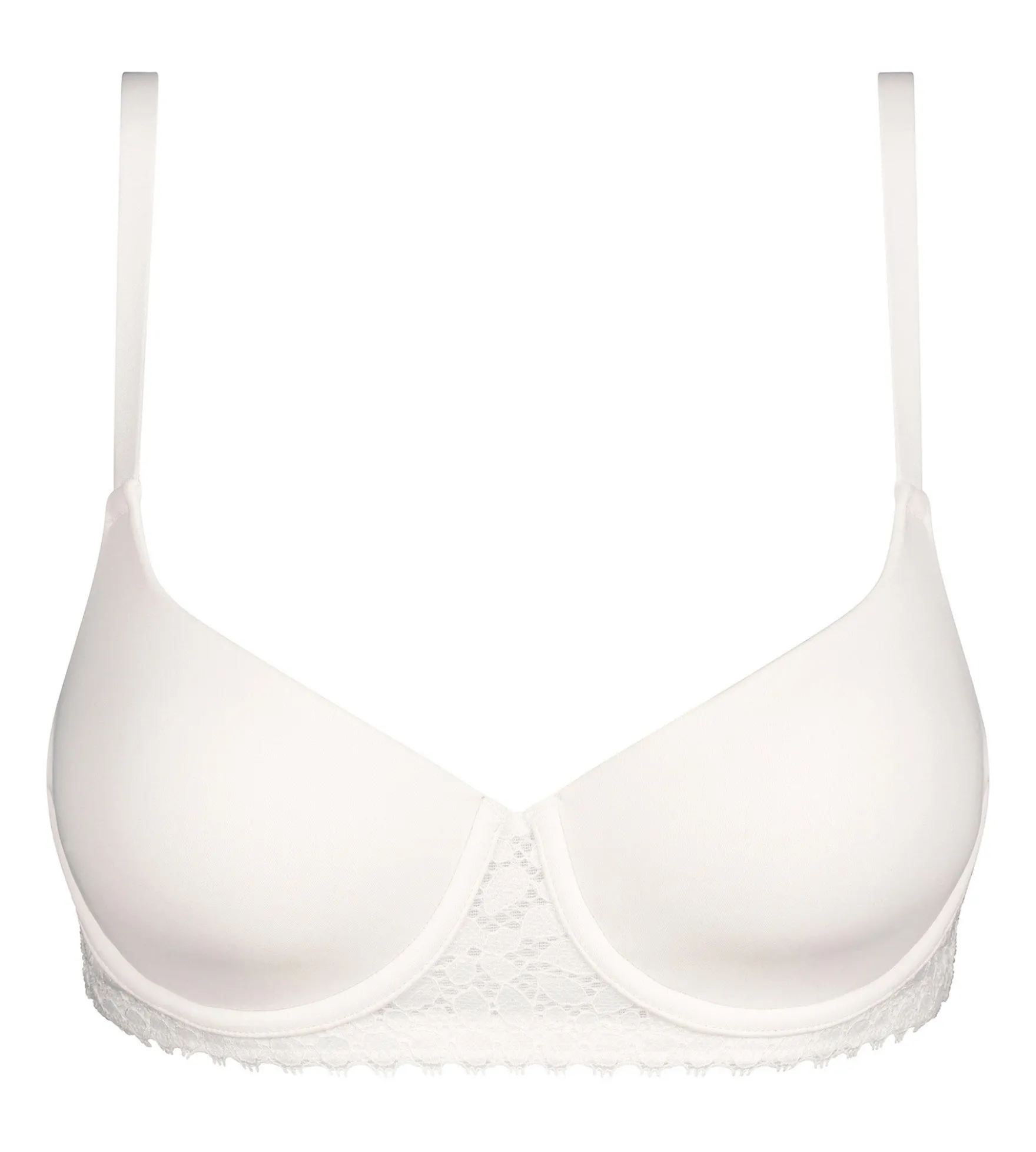 Soutien-gorge corbeille à armature en microfibre Blanc Daily Dentelle