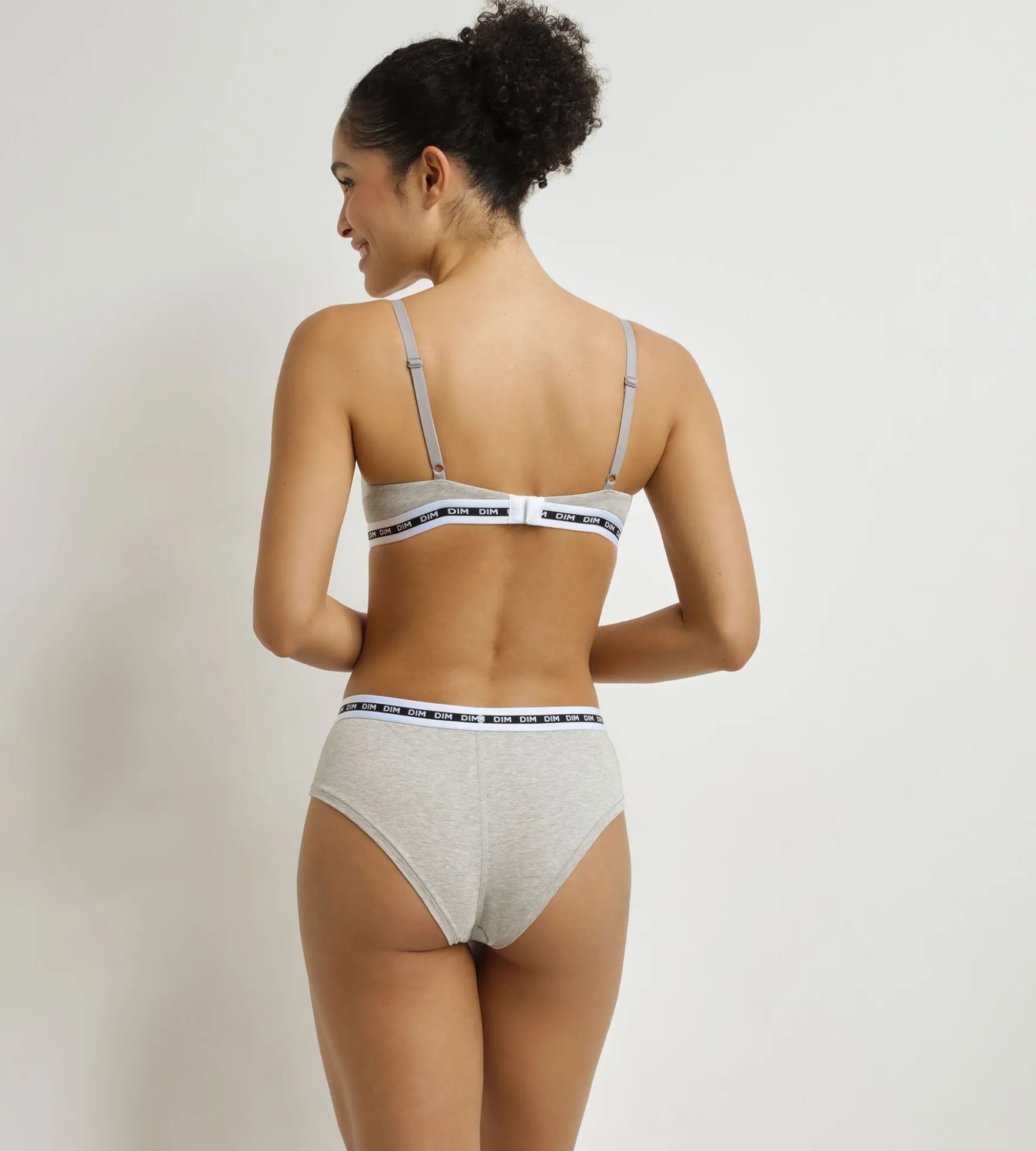 Soutien-gorge corbeille à armatures Gris Dim Icons