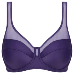 Soutien-gorge emboitant à armatures Violet Aubergine Generous Dim