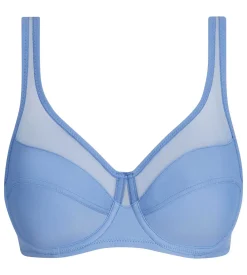 Soutien-gorge emboîtant à armatures bleu lin Generous Classic