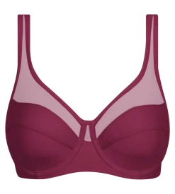 Soutien-gorge emboîtant à armatures Bordeaux Generous