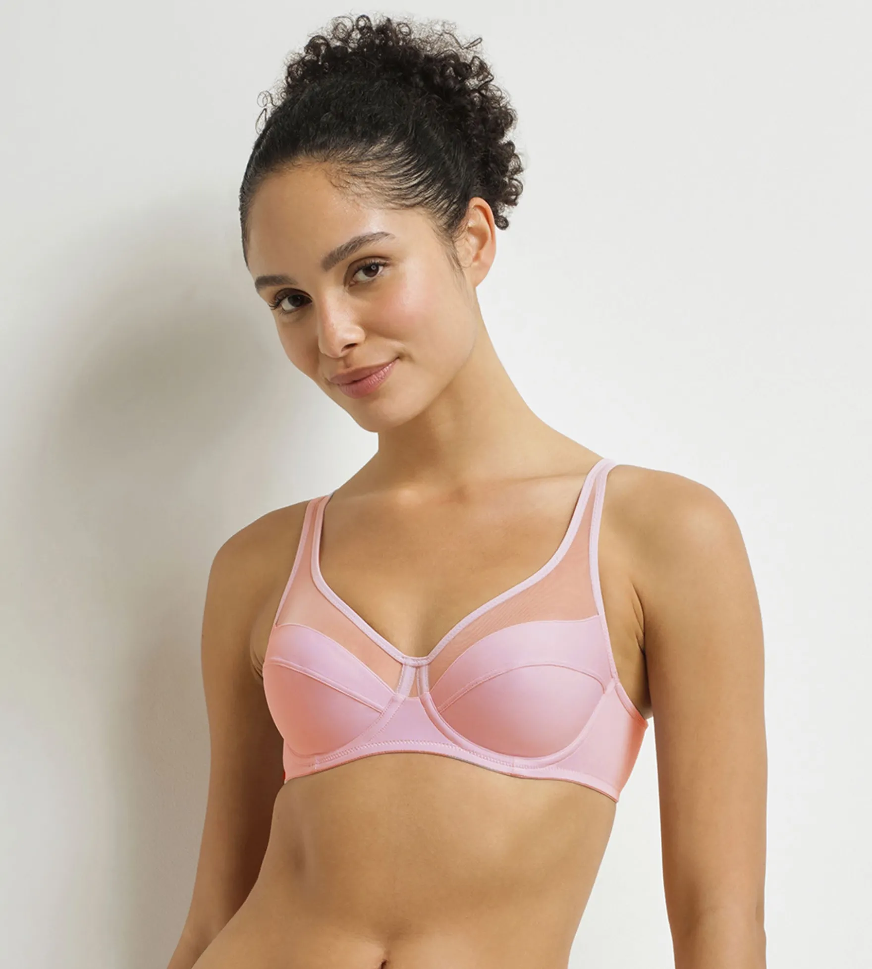 Soutien-gorge emboîtant à armatures Rose Fleuri Generous