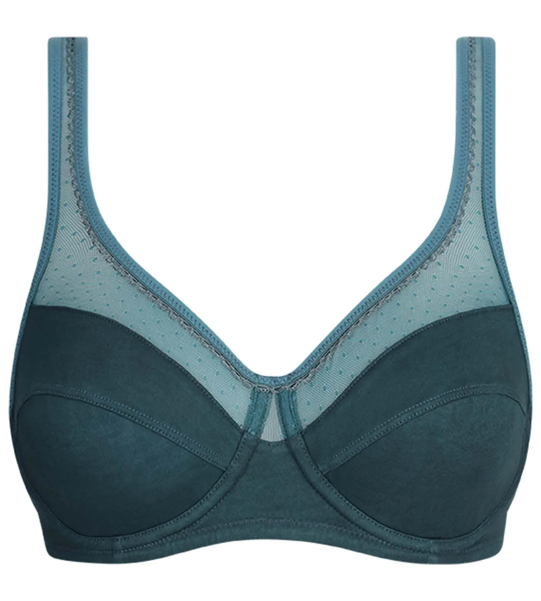 Soutien-gorge emboîtant avec armatures Vert Hydro Generous Coton Bio