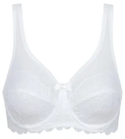 Soutien-Gorge emboîtant blanc en dentelle Generous Essentiel
