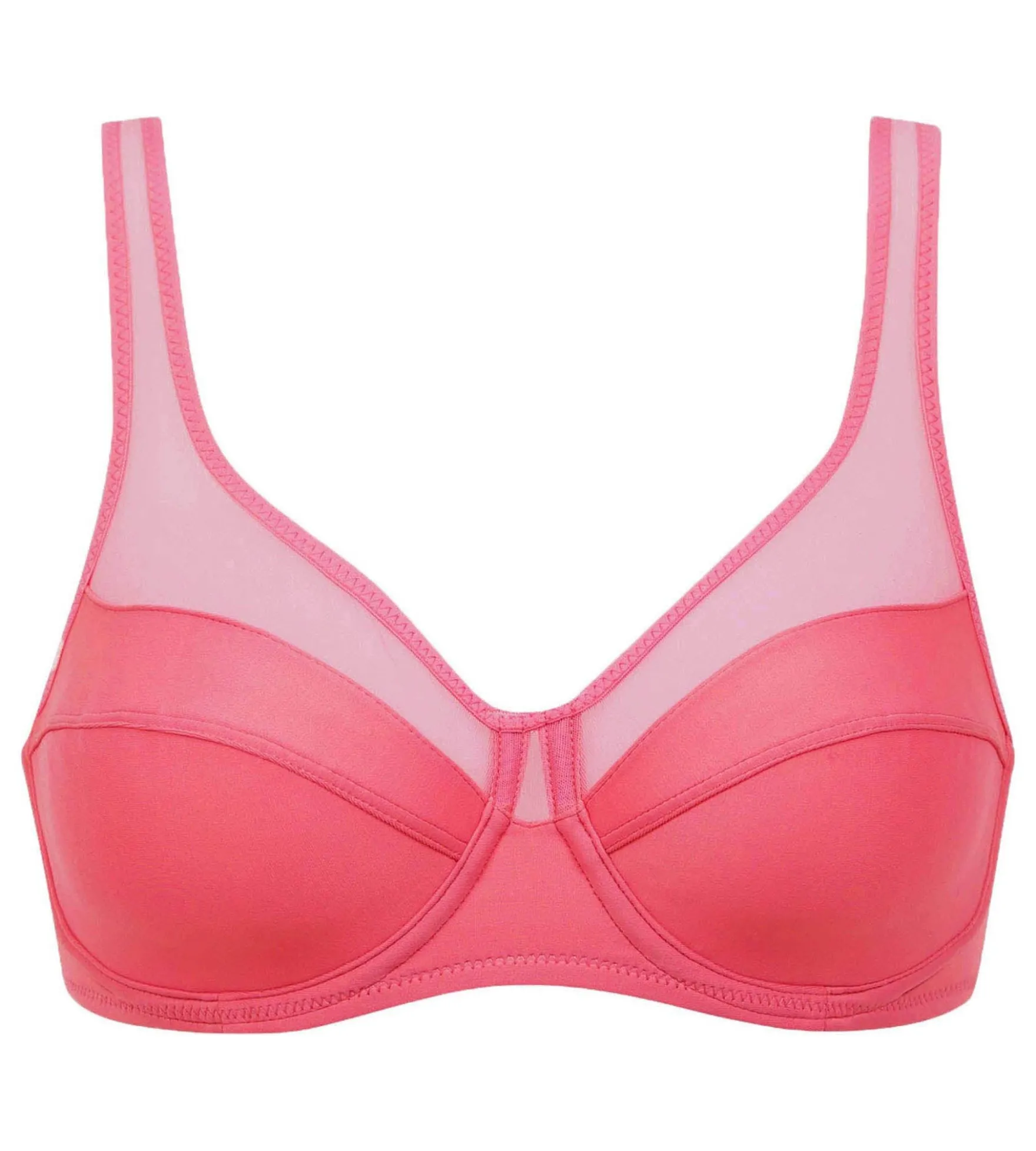 Soutien-gorge emboîtant en microfibre et tulle Grenadine Dim Generous