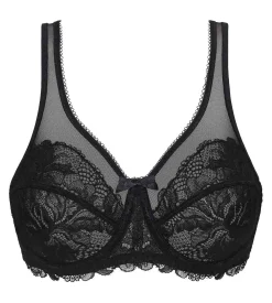 Soutien-Gorge emboîtant noir en dentelle Generous Essentiel