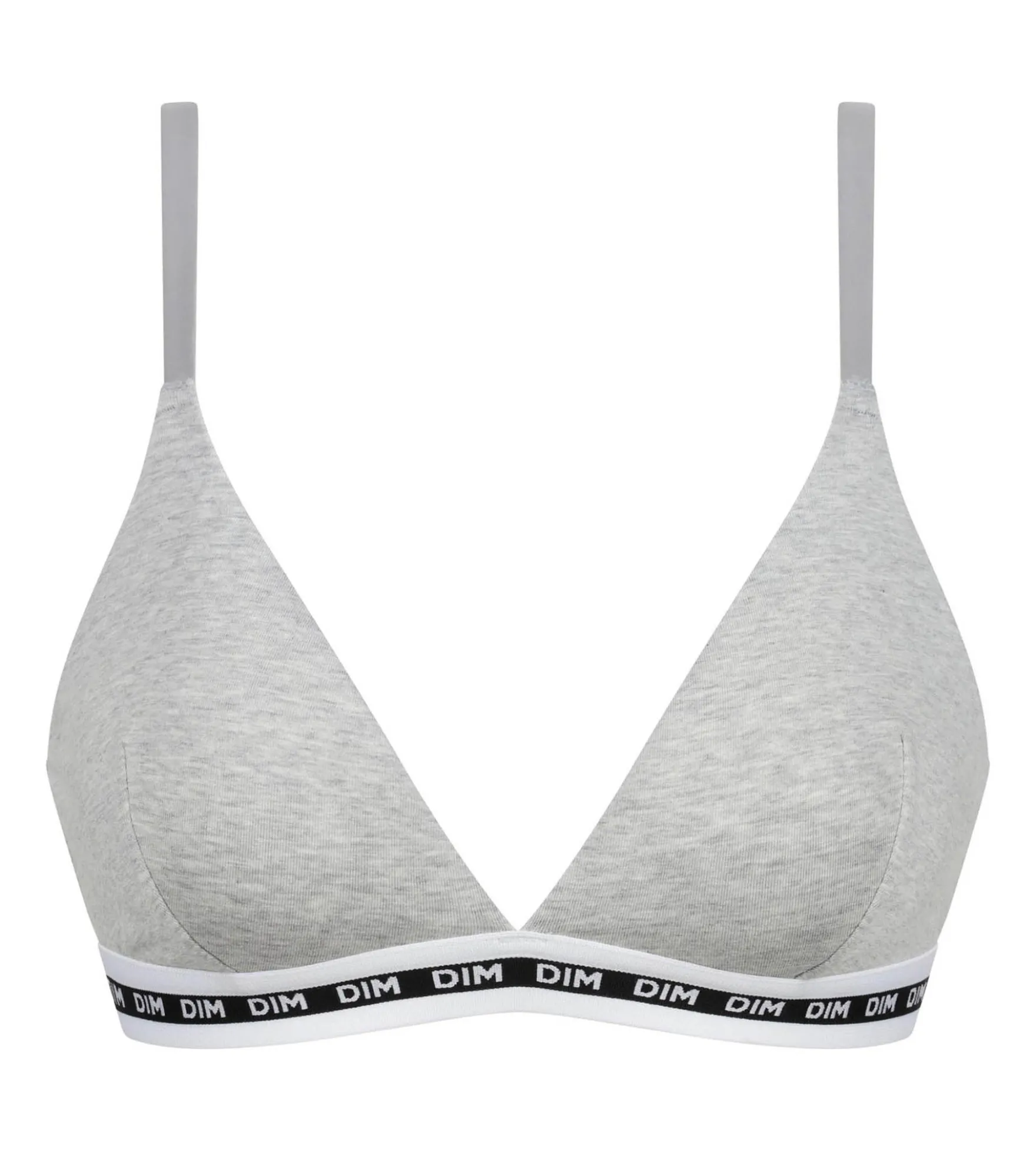 Soutien-gorge femme triangle sans armature Gris Chiné Dim Icons