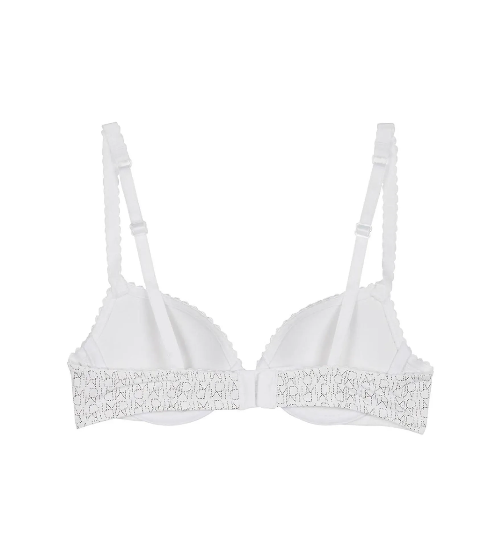 Soutien-gorge fille à armatures blanc imprimé logo Dim Touch