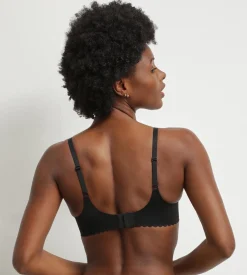 Soutien-gorge foulard à armatures en microfibre Noir Dim Body Touch