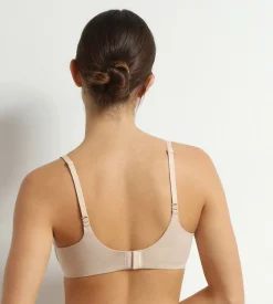 Soutien-gorge paddé à armatures en microfibre Nude Dim Invisible