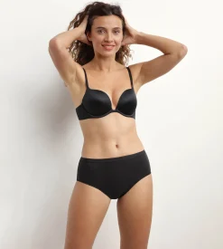 Soutien-gorge push up à armatures en microfibre Noire Dim Beyond Sexy