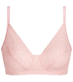 Soutien-gorge sans armatures rose pétale Daily Dentelle