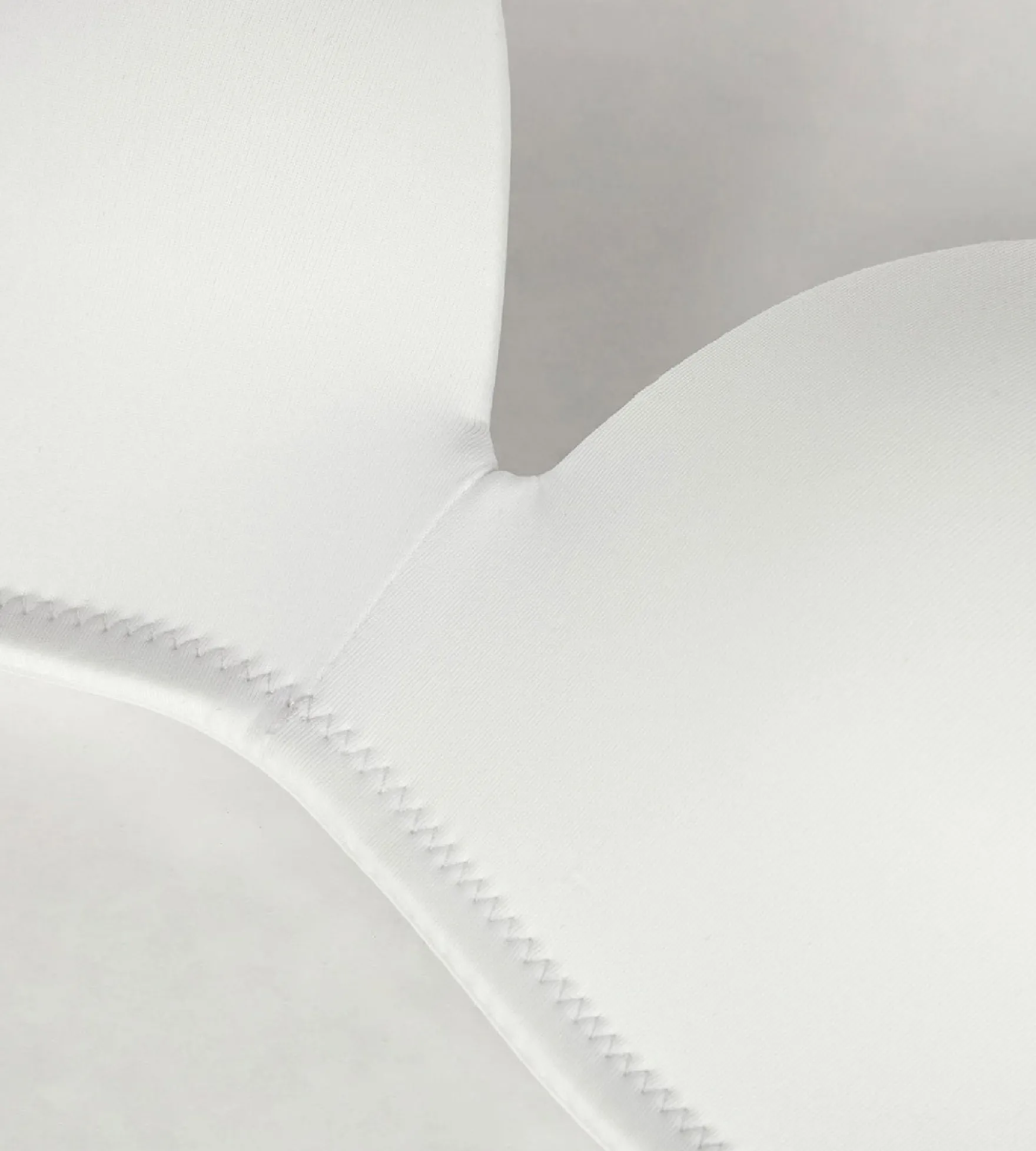 Soutien-gorge triangle Blanc à coques pour fille Dim Invisible