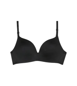 Soutien-gorge triangle à coques noir pour fille Dim Invisible