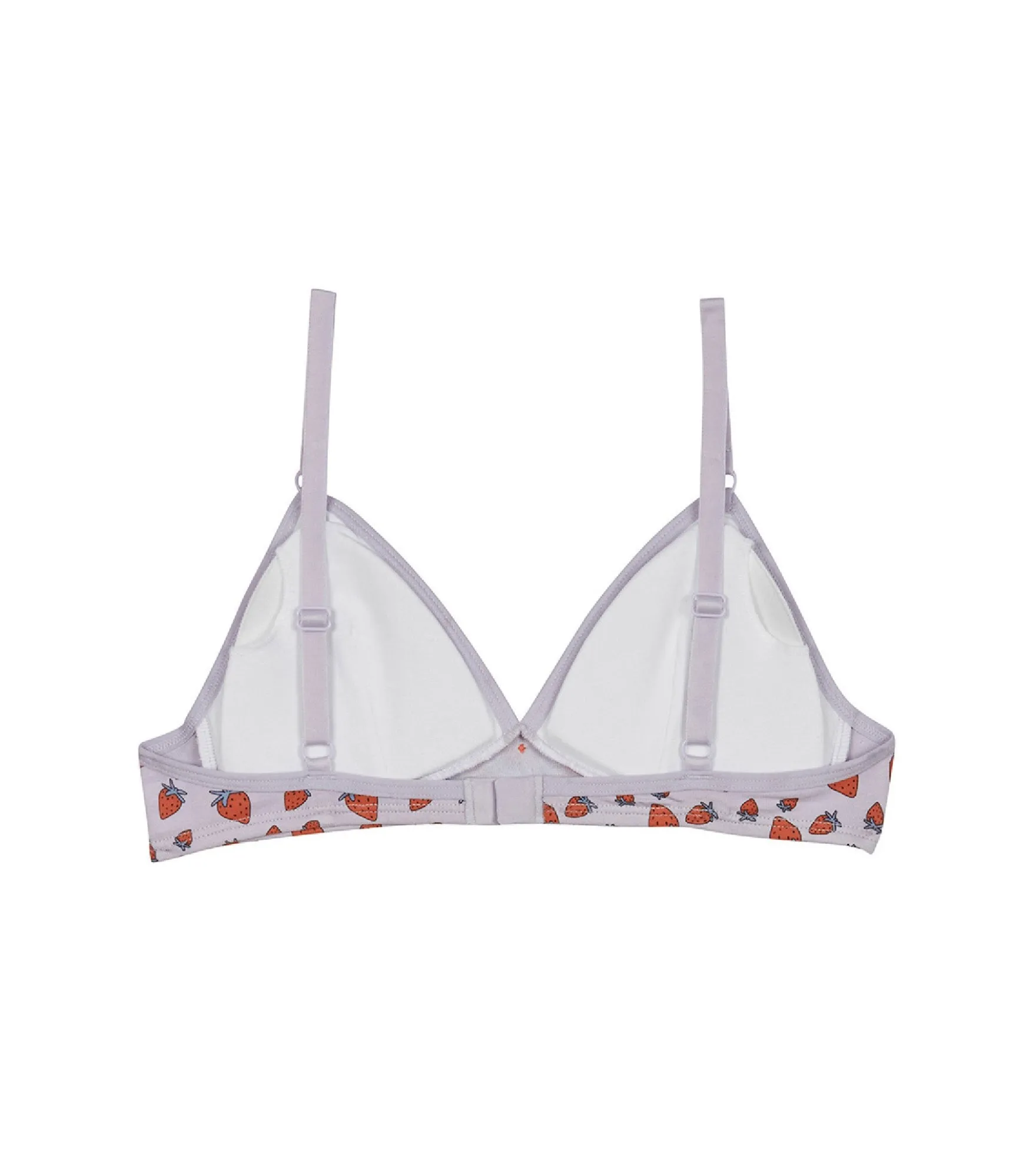 Soutien-gorge triangle coton stretch sans armature Fraises Les Pockets