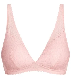 Soutien-gorge triangle paddé sans armatures rose pétale Daily Dentelle
