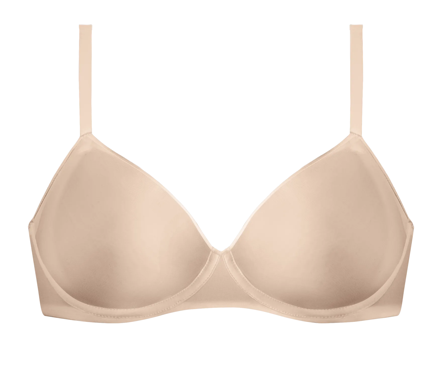 Soutien-gorge triangle sans armature en microfibre Nude Dim Invisible