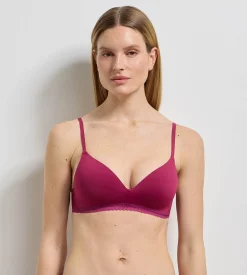 Soutien-gorge triangle sans armatures framboise intense Daily Micro