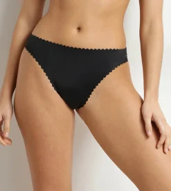 String femme noir en microfibre Dim Body Touch