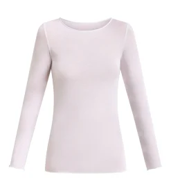 T-shirt col rond blanc Thermal Light