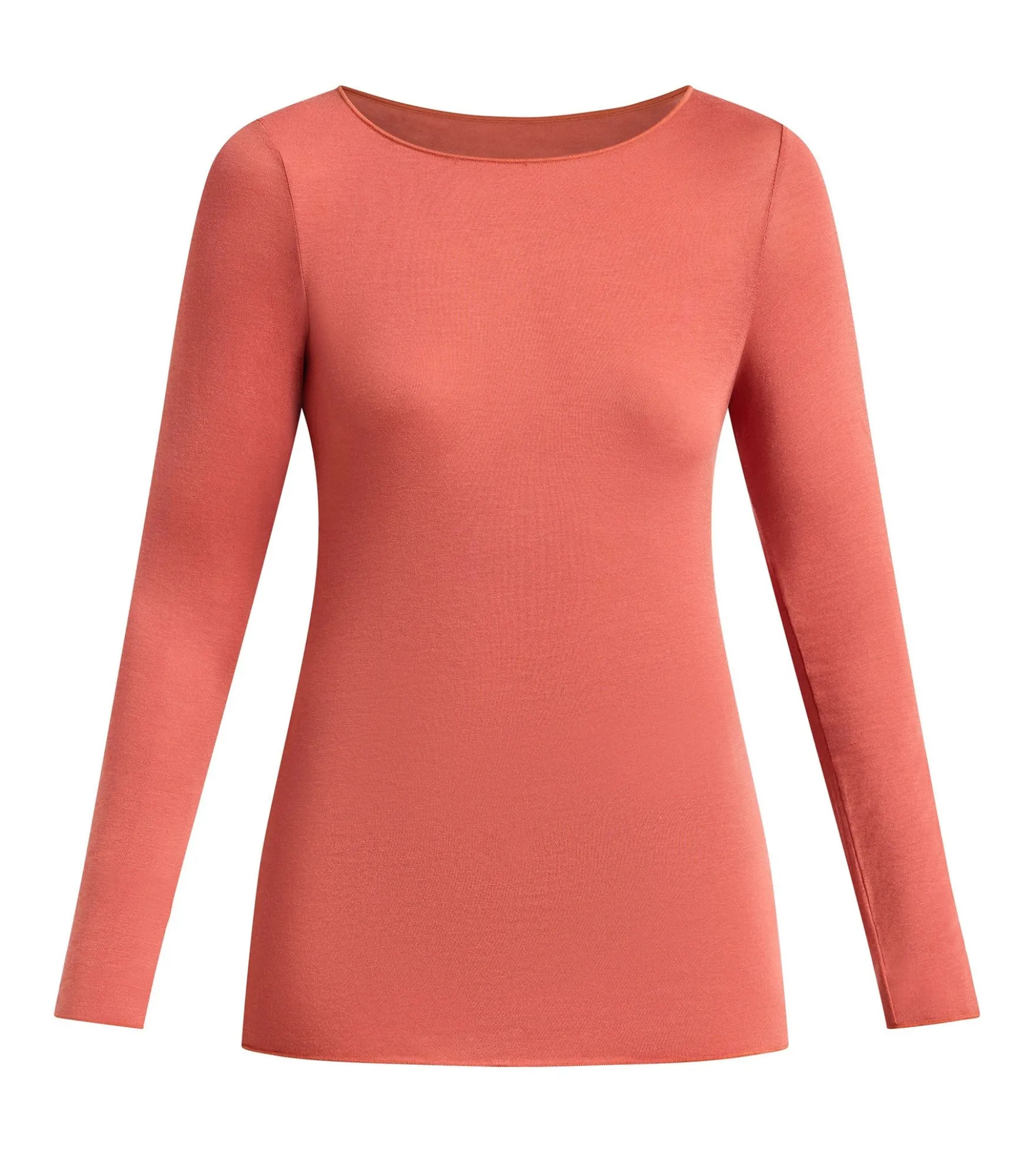 T-shirt col rond cannelle épicée Thermal Light