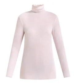 T-shirt col rond rose doux Thermal Light