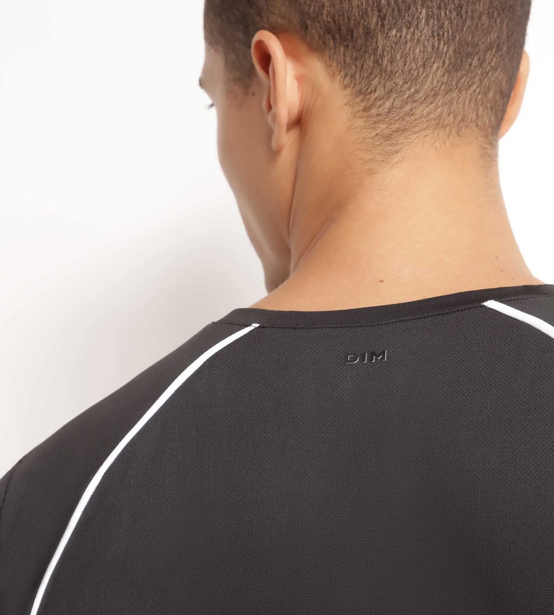 T-shirt de sport homme en matière aérée Noir Dim Move