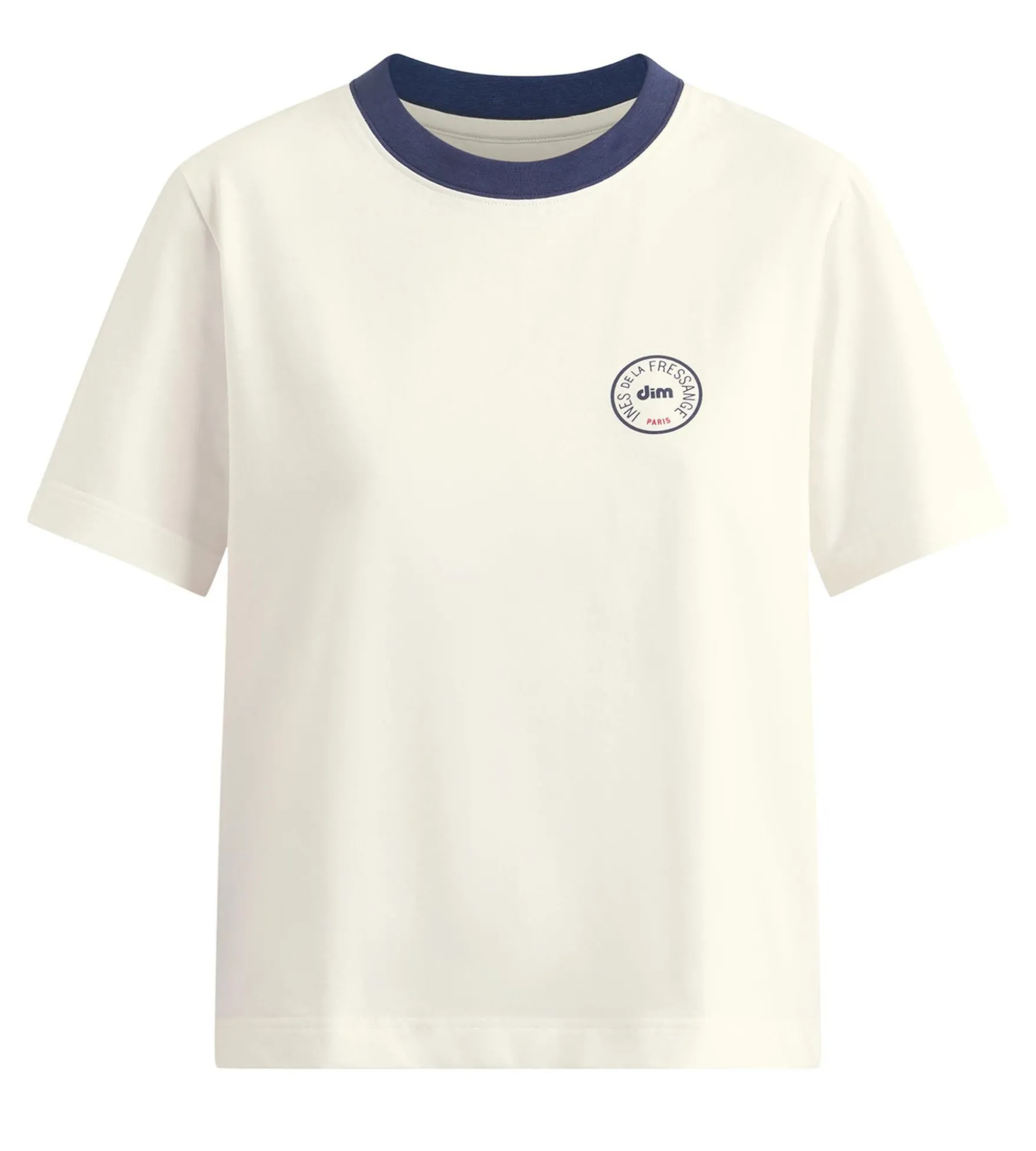 T-shirt femme Nacre Bleu Dim x Ines de La Fressange